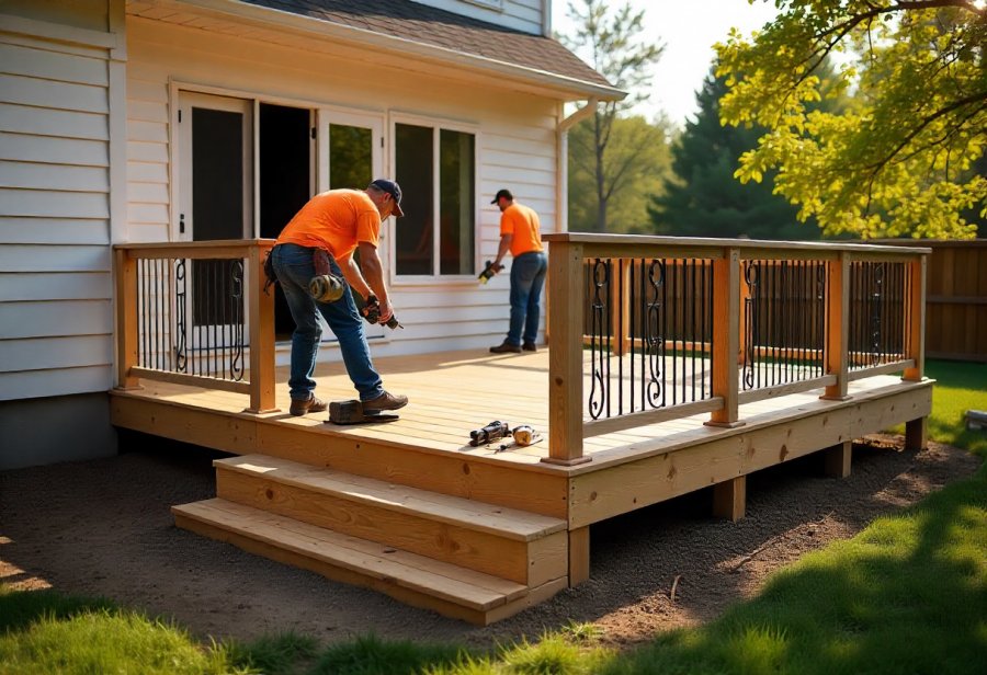 Transform Your Outdoor Space with a Stunning Custom Deck